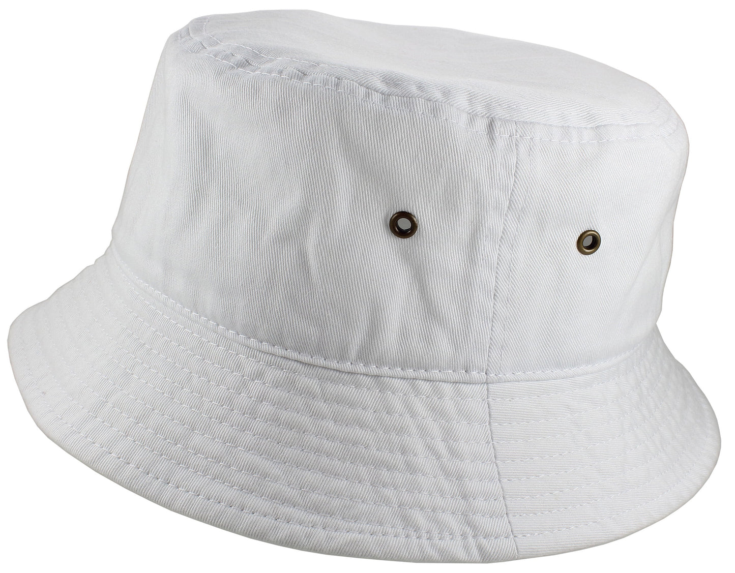 Bucket Hat 100% Cotton Packable Summer Travel Cap. Turquoise-L/Xl