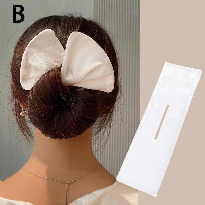 Fashion Magic Twist Clip Lazy Headband Hair Braider Curler Bow Barrette Elegant Donut Bun Maker Tool Scrunchies Hair Accessories