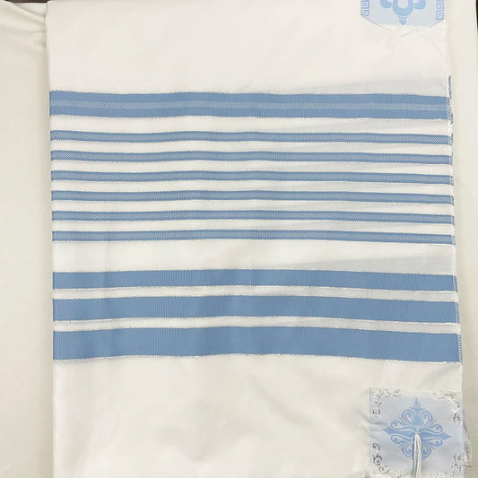 Talit Prayer Shawl – 180 X 130 Cm (70 X 51 Inches) Israel Jewish Tallit for Prayer Judaical